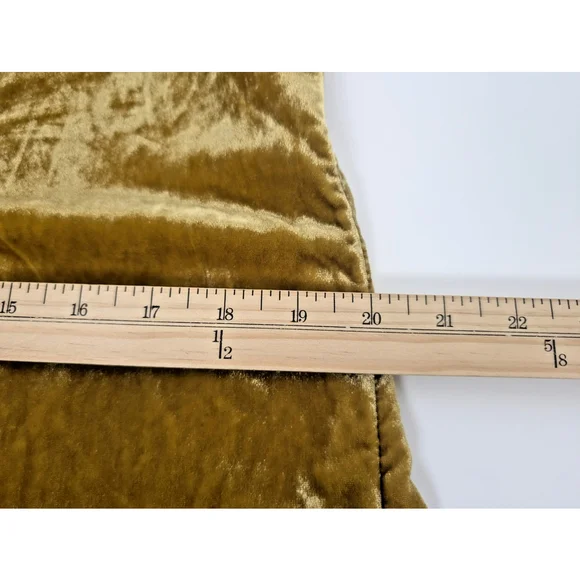 NWT Anthropologie Melody Chartreuse Yellow Velvet Tunic Dress Sz Xs $148 - Picture 11 of 12